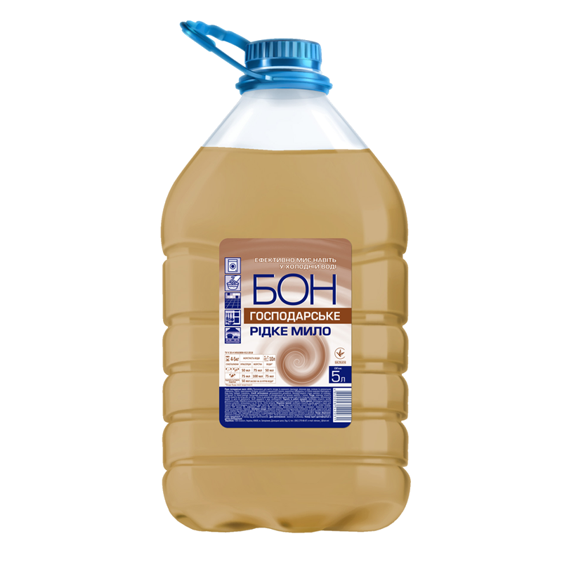 Мило рідке БОН Господарське (4820098542031), 5 л